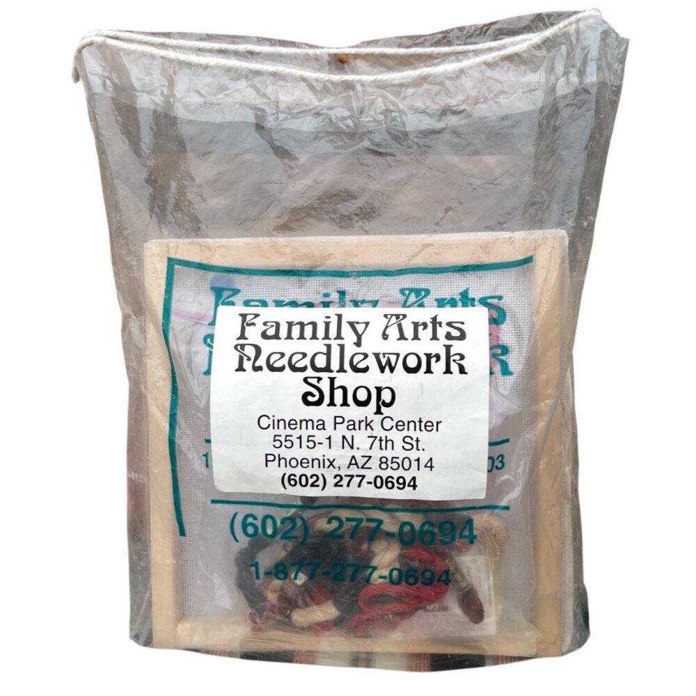 Canvas Works PO31 Animal Print Needlepoint Canvas Kit 15% Finished - Picture 2 of 10